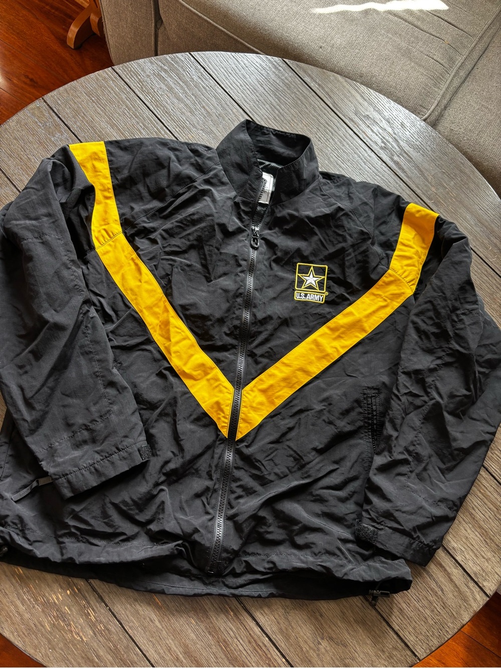 U.S. Army Men’s Black & Yellow Performance Jacket